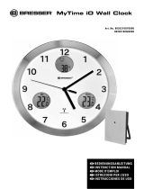 Bresser MyTime io radio controlled Wall Clock El manual del propietario