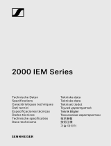 Sennheiser EK 2000 IEM Instrucciones de operación