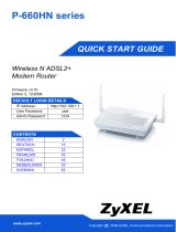 ZyXEL Communications P-660HN-F1Z Guía de inicio rápido