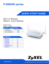 ZyXEL Communications P-660HN-F3Z Guía de inicio rápido