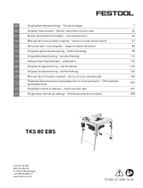 Festool TKS 80 EBS-Set Instrucciones de operación