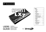 SoundCraft SPIRIT LX7 El manual del propietario
