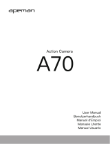 APEMAN A70 - Action camera El manual del propietario