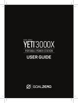 Goal Zero Yeti 3000X Guía del usuario