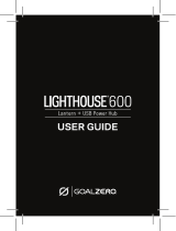Goal Zero Lighthouse 600 Manual de usuario