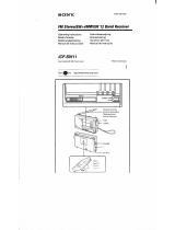 Sony ICF ICF-SW11 Operating Instructions Manual