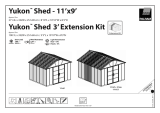 Palram Yukon Shed 11x9 Manual de usuario