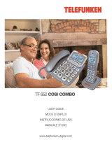 Telefunken tf 652 cosi combo Manual de usuario