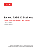 Lenovo TAB3 10 Business Guía de inicio rápido