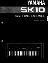 Yamaha Symphonic Ensemble SK10 El manual del propietario
