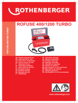 Rothenberger Electro-fusion welding unit ROFUSE TURBO 400 Manual de usuario