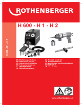 Rothenberger Expanderpistole H1 Manual de usuario