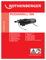 Rothenberger Drill motor RODIADRILL Manual de usuario