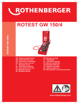 Rothenberger Leakage testing device ROTEST GW Manual de usuario