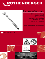 Rothenberger Torque wrench ROTORQUE Manual de usuario