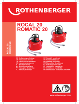 Rothenberger Decalcifying pump ROCAL 20 Manual de usuario