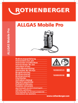 Rothenberger Mobile brazing device ALLGAS Mobile Pro Manual de usuario