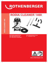 Rothenberger Nass- und Trockensauger RODIA CLEANER Manual de usuario