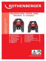 Rothenberger Press jaw Standard Typ VP Manual de usuario