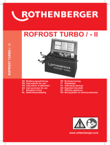 Rothenberger Pipe freezing system ROFROST Turbo 1.1/4" Manual de usuario