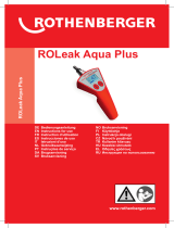Rothenberger ROLEAK Aqua Plus Manual de usuario