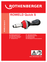 Rothenberger ROWELD Quick-S Manual de usuario
