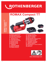 Rothenberger Press machine ROMAX Compact Twin Turbo Basic set Manual de usuario
