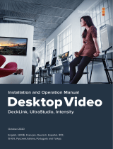 Blackmagic Desktop Video  Manual de usuario