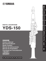 Yamaha YDS-150 Digital Saxophone Manual de usuario