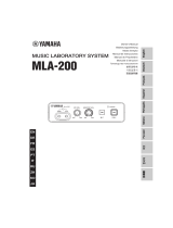 Yamaha MLA-200 Music Laboratory System El manual del propietario