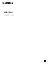 Yamaha ESB-1080 Guía de instalación
