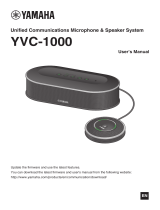 Yamaha YVC-1000 Manual de usuario