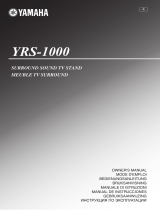 Yamaha yrs 1000 El manual del propietario