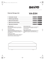 Sanyo VA-EXH Manual de usuario