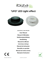 Ibiza Light ""UFO"" LED LICHTEFFEKT (LED UFO-WH) El manual del propietario
