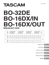Tascam BO-16DX/IN El manual del propietario