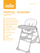 Joie Mimzy Snacker Highchair Manual de usuario