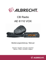 Albrecht 4010507032080 AE 6110 VOX CB Radio Manual de usuario