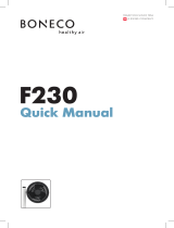 Boneco Air shower F230 Manual de usuario