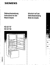 Siemens KD33F97/51 Manual de usuario