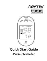 AGPtek Pulse Oximeter El manual del propietario