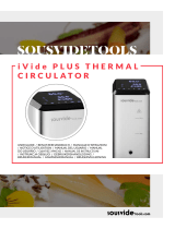 SOUSVIDETOOLS iVide Plus Thermal Circulator Manual de usuario