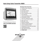 Mettler Toledo Transmitter M800Transmitter M800 Instrucciones de operación