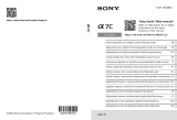 Sony ILCE 7C Guía de inicio rápido