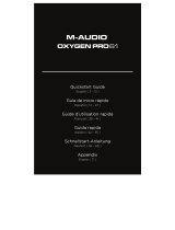 M-Audio Oxygen Pro 61 Guía del usuario