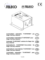 Teleco Automatic TV-INTERNET switcher for Magic Sat Easy Internet Manual de usuario