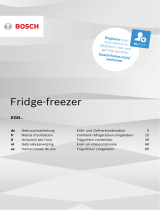 Bosch Réfrigérateur Combiné 60 cm 279l Nofrost Inox - Kgn33nleb El manual del propietario