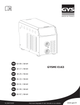 GYS GYSMI E163 El manual del propietario