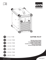 GYS PLASMA CUTTER 70A CT El manual del propietario