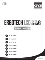 GYS LCD ERGOTECH 5-9/9-13 BLACK TRUE COLOR El manual del propietario